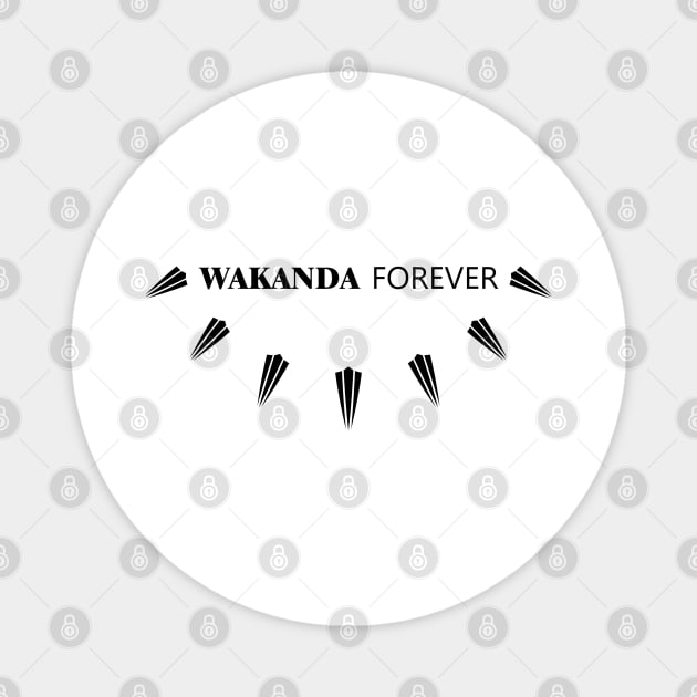 Wakanda Forever - 02 Magnet by SanTees